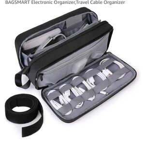 BAGSMART Black Electronic Organizer